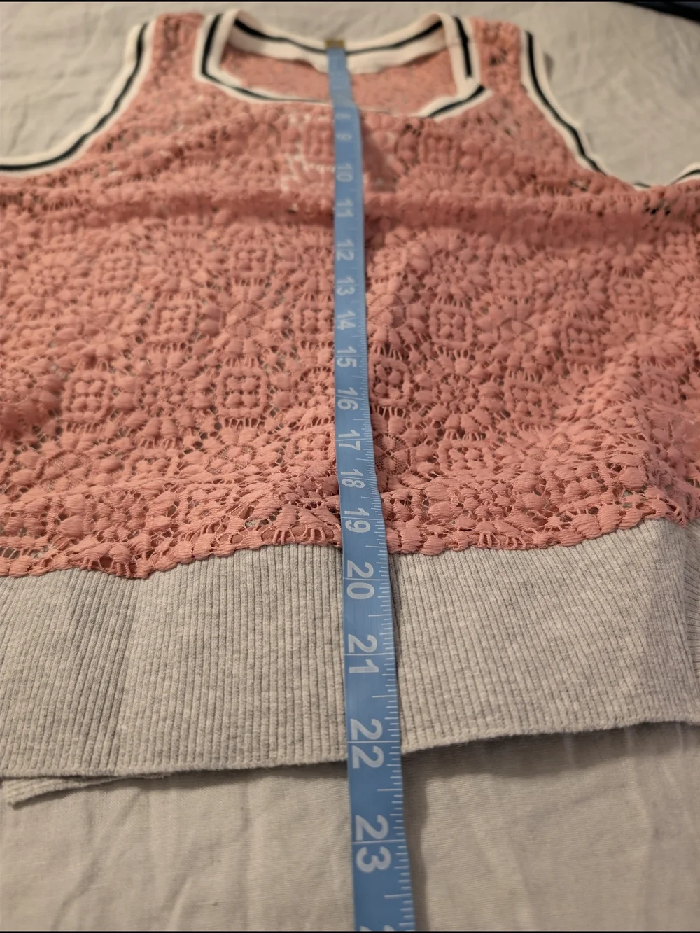 Rebecca Minkoff Rare Sample 2-Piece Lace Set Rib Tank & Felix Shorts Pink Size 4